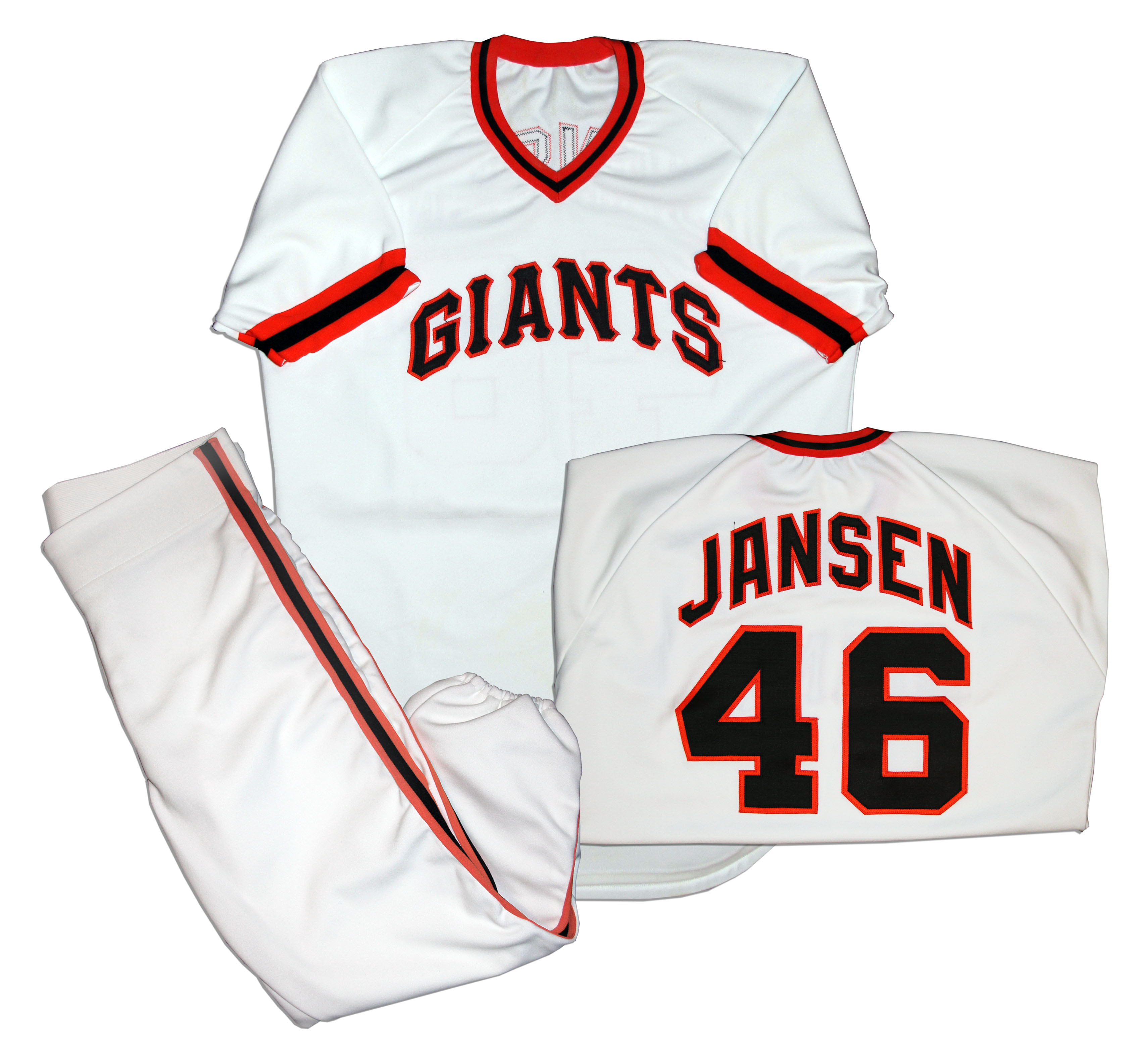 Lot Detail Larry Jansen San Francisco Giants Home Uniform