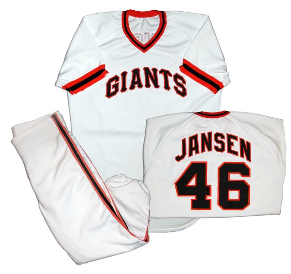 Larry Jansen San Francisco Giants Home Uniform