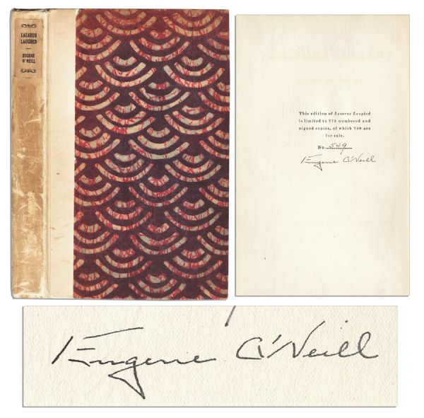 Eugene O'Neill Signed Limited Edition of His Play ''Lazarus Laughed''