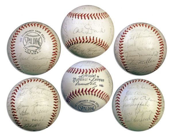 1962 San Francisco Giants Team Signed Baseball -- Signed by 26 Members of The National League Pennant-Winning Team Including Willie Mays & Orlando Cepeda