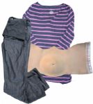 Actress Elizabeth Banks Screen-Worn Maternity Top -- From the 2012 Romantic Comedy What to Expect When Youre Expecting -- With Original Wardrobe Tag