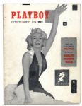 First Issue of Playboy Magazine Featuring Marilyn Monroe as Centerfold 