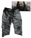 Mickey Rourke Heavy Leather Pants From His Role as King Hyperion in 2011 Action Film Immortals