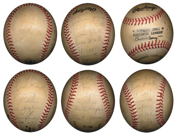 Game-Used Baseball From the Game Where Pete Rose Broke Ty Cobb's Hitting Record!