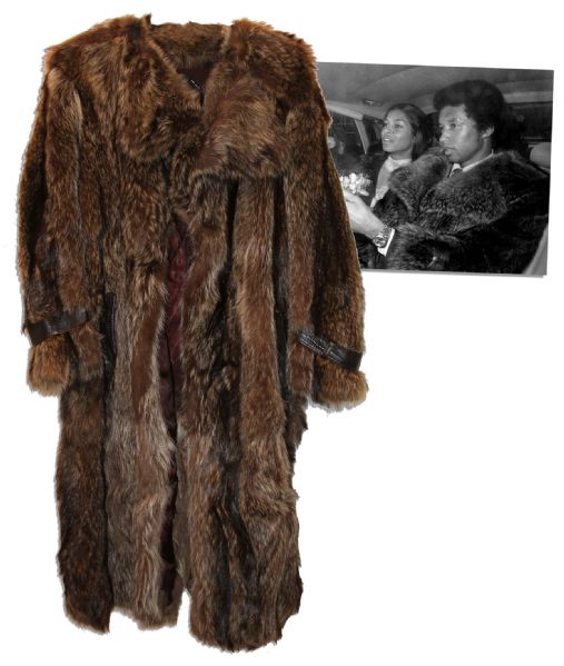 Arthur Ashe's Personally Owned Fur Coat 
