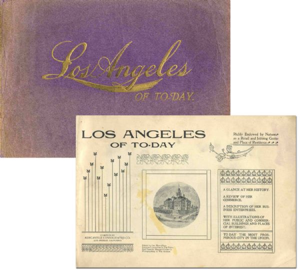 ''Los Angeles of Today'' -- Nineteenth Century Historical Book -- Softcover -- Very Good