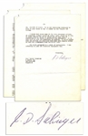 J.D. Salinger 1966 Letter Signed -- Scarce Content on Politics & Vietnam -- ...They asked me to justify American policy in Vietnam and were rather shocked...our VN policy stinks...