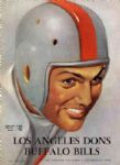 1948 AAFC Los Angeles Dons vs. Buffalo Bills Football Program -- 22pp. -- Pencil Markings and Mild Toning -- Very Good