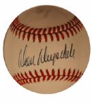 Don Drysdale Signed Baseball on Sweet Spot -- Very Good 