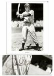 Joe DiMaggio 8 x 10 Signed Photo as Yankee -- With JSA COA -- .25 Tear in Margin & Light Creasing -- Very Good Condition