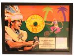 Jimmy Buffett Dont Stop the Carnival RIAA Award -- 21 x 16.5