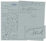 Dr. Seuss Autograph Letter Signed -- ...Ill be sending you a copy of my newest...The Lorax...in which I clobber the children on ecological matters... 