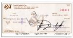 Sammy Davis, Jr. Boldly Signed Check From 9 January 1981 -- 7 x 3.5 Check Is Near Fine