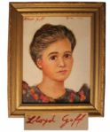 1942 Oil Painting by Southwestern Painter Lloyd Goff -- Fine Condition
