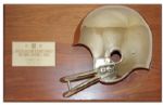 Green Bay Packers Wide Receiver Carroll Dales 1969 Pro Bowl Golden Helmet Award -- As a West Team All Star