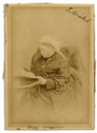 Queen Victoria Cabinet Card Photo Signed