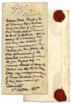 Queen Victoria Signed 1865 Court Martial Document -- Authorizing a 5 Year Sentence of Penal Servitude for a Private in the Royal Marines