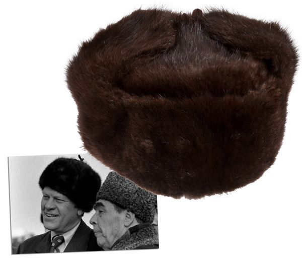 President Gerald Ford's Personally Owned Russian ''Ushanka'' Fur Hat