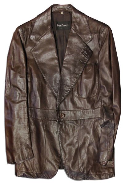 Arthur Ashe's Personally Owned & Worn Italian Leather Jacket -- Fine