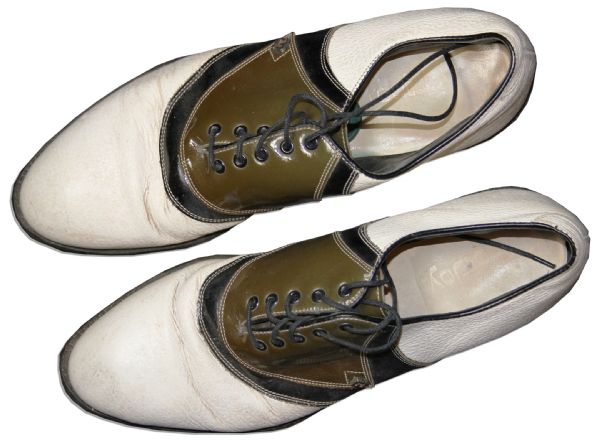Arthur Ashe's Worn & Personally Owned Golf Cleats