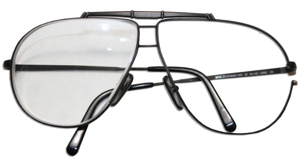 Iconic Pair of Arthur Ashe's Personally Owned & Worn Trademark Eyeglasses