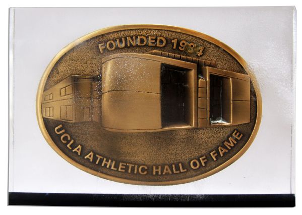 UCLA Athletic Hall of Fame Medallion -- Awarded to Arthur Ashe in 1984 as One of the HOFer's Charter Members