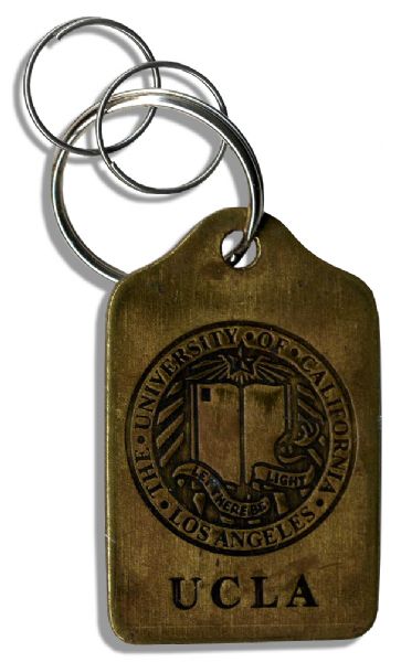 Arthur Ashe Personally Owned UCLA Key Chain -- Where the Tennis Legend Got His Start as a Star Undergrad Player