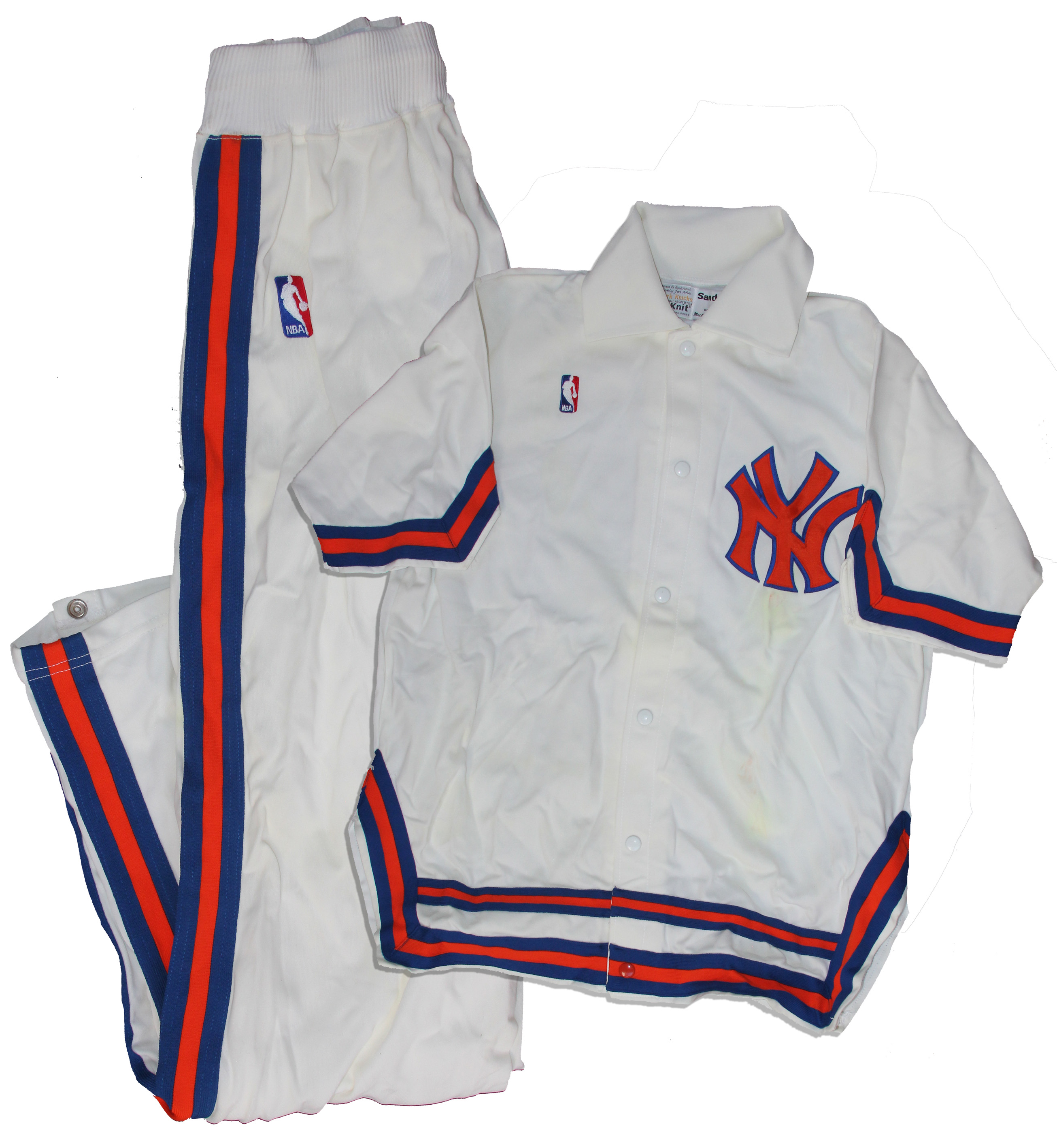 Sell Game Worn New York Knicks Uniform Worn at Nate Sanders Auction
