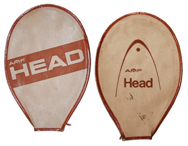 Arthur Ashe Head Brand Tennis Racket Cover -- From His Personal Estate