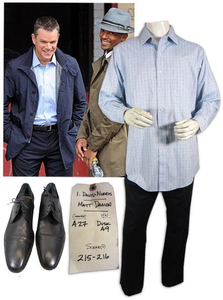 Matt Damon Screen-Worn Ensemble From ''The Adjustment Bureau'' -- His Critically Acclaimed Thriller Based on a Story by Philip K. Dick