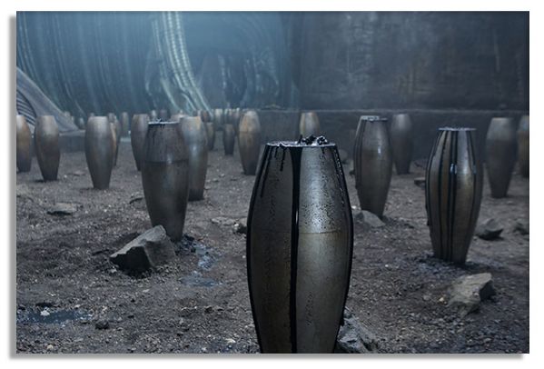 Ampule Prop From ''Prometheus'' Starring Charlize Theron -- One of The Biological Weapon Capsules Found in The Pyramid Chamber