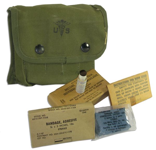First Aid Kit Used by John Wayne in Production of ''The Green Berets''