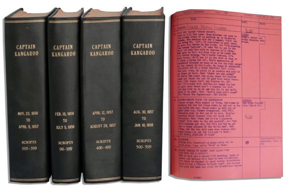 Captain Kangaroo Scripts From Its Earliest Years -- 1956, 1957 and 1958 