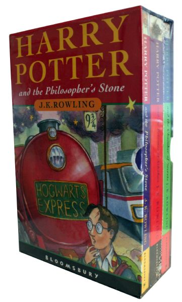 Boxed Set of First Three ''Harry Potter'' Books by J.K. Rowling