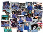 Incredible Collection of NASA Astronaut Signed Photos -- Including 7 Photos Signed by Astronauts of the Tragic Challenger Mission -- & One by Sally Ride, the First American Woman in Space