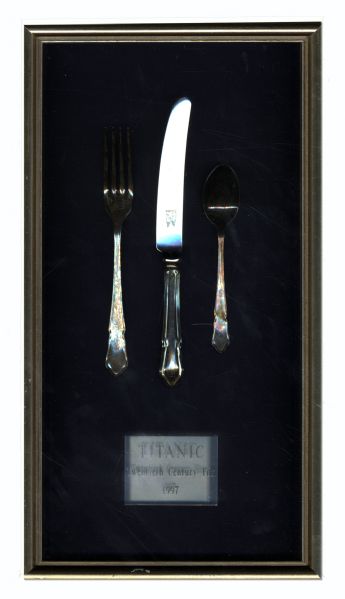 Screen-Used Flatware From the 1997 Blockbuster Film, ''Titanic'' -- With a COA From 20th Century Fox