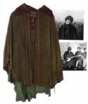 David Crosby Worn Suede Cape From His Personal Collection -- Worn Early in His Career With The Byrds
