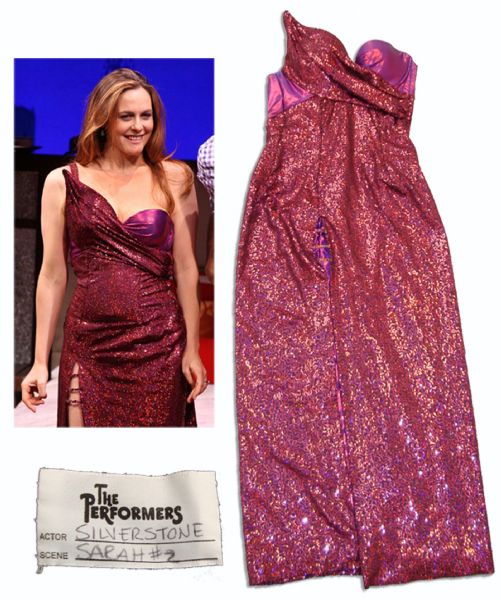 Alicia Silverstone Stage-Worn Sequin Gown From The Broadway Production of ''The Performers''