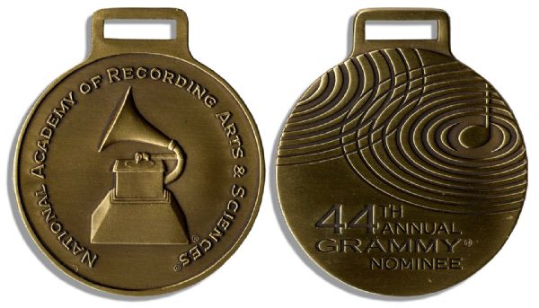 Grammy Nominee Award Medallion -- Cast in Bronze by Tiffany & Co.