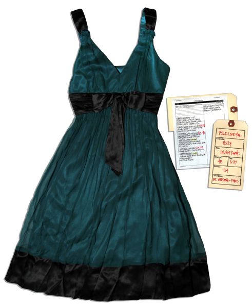 Silk Dress Worn by Oscar-Winner Hilary Swank in ''P.S. I Love You''