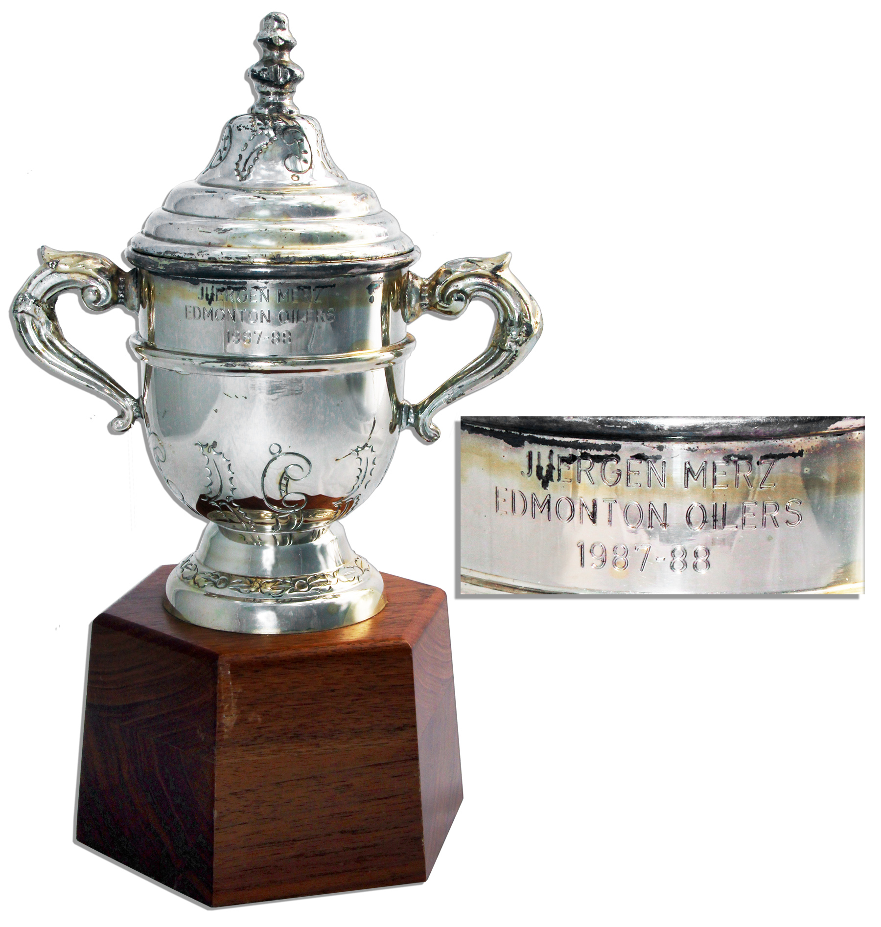 Lot Detail - NHL Campbell Bowl Trophy Cup From the 1987-88 Championship ...