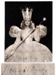 Billie Burke Signed Photo -- ...May your dearest wish come true... -- in Costume as Glinda The Good Witch in The Wizard of Oz