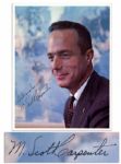 Scott Carpenter Signed 8 x 10 Photo