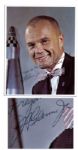 John Glenn Signed 8 x 10 Photo -- With His Autograph Inscription