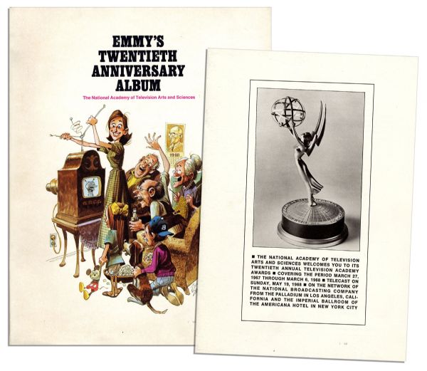 Captain Kangaroo Personally Owned Emmy Awards Memorabilia -- Including a 20th Anniversary Emmys Album