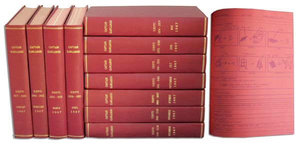 Captain Kangaroo Scripts From the 1967 Season -- 11 Volumes
