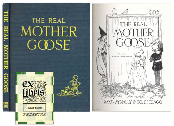 Bob Keeshan Owned ''The Real Mother Goose'' Book