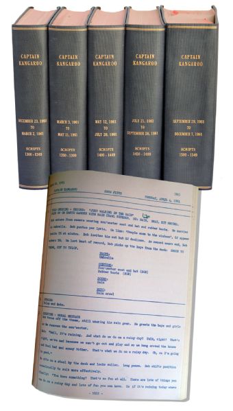 Bound Scripts of The Complete 1961 Emmy-Nominated Season of Captain Kangaroo