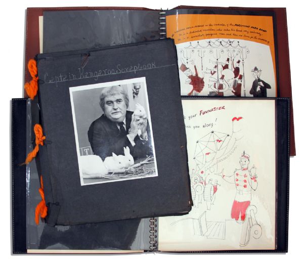 Captain Kangaroo Personally Owned Scrapbooks -- With Material From the Hit 1960 ''Fun With Music'' Live Tour