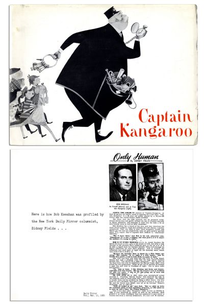 Captain Kangaroo 1958 Marketing Program Designed for Advertisers of the Show